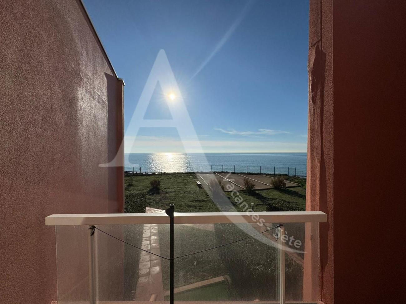 Studio 4 Pers, Pkg, 1Ere Ligne Mer, Piscine, Tennis Sete Bagian luar foto