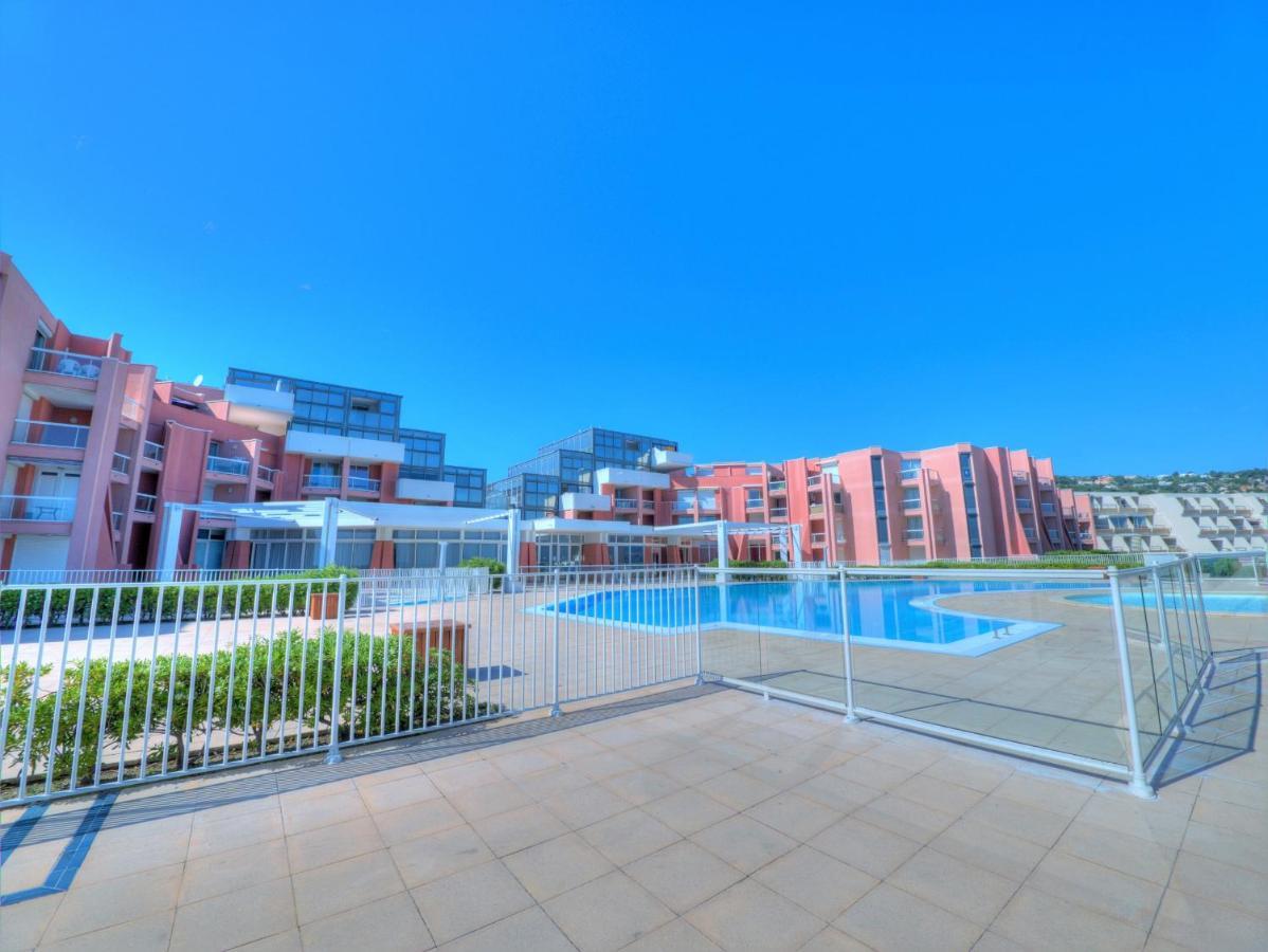 Studio 4 Pers, Pkg, 1Ere Ligne Mer, Piscine, Tennis Sete Bagian luar foto
